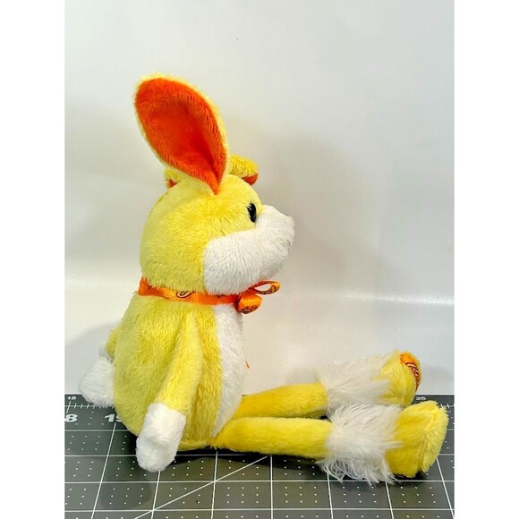 2 Reese's Yellow & Brown Bunny Rabbit Plush Floppy Ears Peanut Butter Sings 9" - Picture 8 of 16